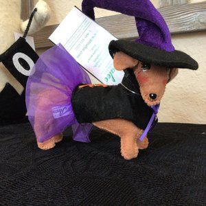 Annalee Halloween dachshund Witch NWT